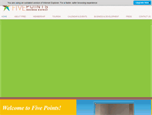 Tablet Screenshot of fivepointsbiz.org